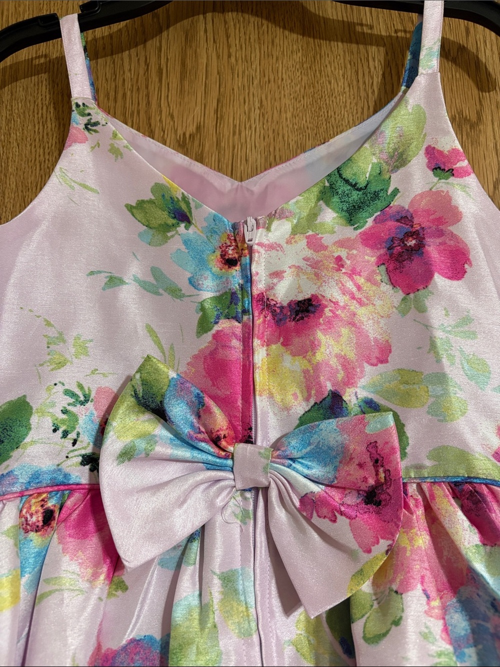 Zhenzi Pink Floral Sleeveless Party Dress - Picture 6 of 8